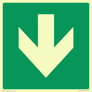 SV11727: E911 Safe condition: Down arrow (90 deg supplimentary)