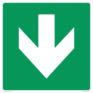 SV11727: E911 Safe condition: Down arrow (90 deg supplimentary)