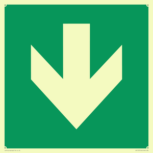 SV11727: E911 Safe condition: Down arrow (90 deg supplimentary)