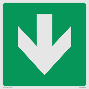SV11727: E911 Safe condition: Down arrow (90 deg supplimentary)