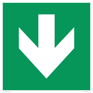 SV11727: E911 Safe condition: Down arrow (90 deg supplimentary)