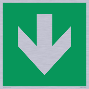 SV11727: E911 Safe condition: Down arrow (90 deg supplimentary)