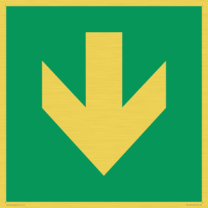 SV11727: E911 Safe condition: Down arrow (90 deg supplimentary)