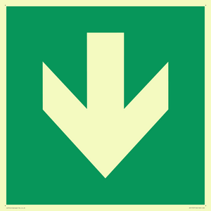 SV11727: E911 Safe condition: Down arrow (90 deg supplimentary)