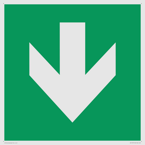 SV11727: E911 Safe condition: Down arrow (90 deg supplimentary)