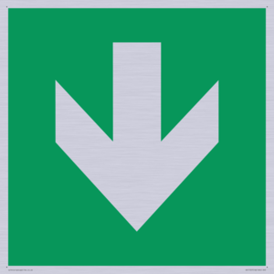 SV11727: E911 Safe condition: Down arrow (90 deg supplimentary)