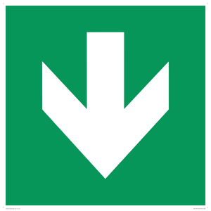 SV11727: E911 Safe condition: Down arrow (90 deg supplimentary)