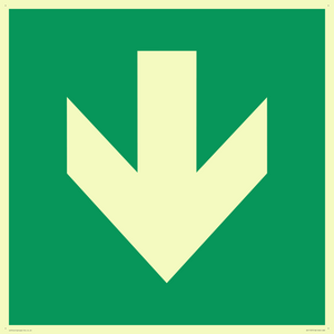 SV11727: E911 Safe condition: Down arrow (90 deg supplimentary)