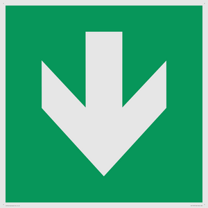 SV11727: E911 Safe condition: Down arrow (90 deg supplimentary)