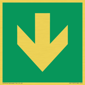 SV11727: E911 Safe condition: Down arrow (90 deg supplimentary)
