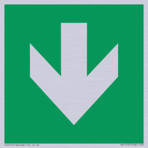 SV11727: E911 Safe condition: Down arrow (90 deg supplimentary)