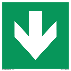 SV11727: E911 Safe condition: Down arrow (90 deg supplimentary)