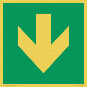 SV11727: E911 Safe condition: Down arrow (90 deg supplimentary)
