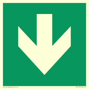 SV11727: E911 Safe condition: Down arrow (90 deg supplimentary)