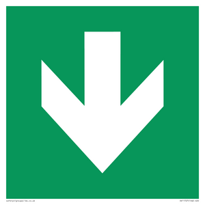 SV11727: E911 Safe condition: Down arrow (90 deg supplimentary)