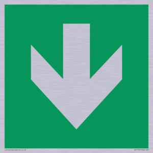 SV11727: E911 Safe condition: Down arrow (90 deg supplimentary)