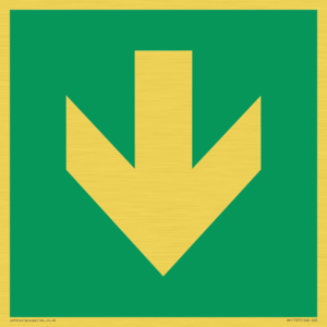 SV11727: E911 Safe condition: Down arrow (90 deg supplimentary)