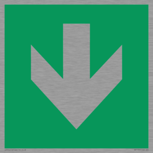 SV11727: E911 Safe condition: Down arrow (90 deg supplimentary)