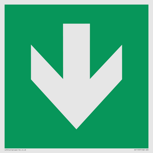 SV11727: E911 Safe condition: Down arrow (90 deg supplimentary)