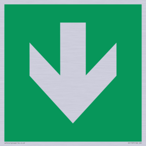 SV11727: E911 Safe condition: Down arrow (90 deg supplimentary)