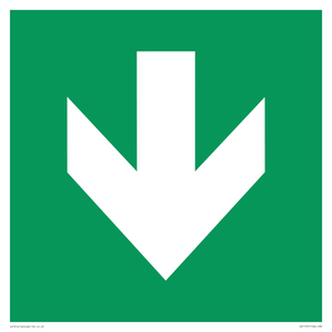 SV11727: E911 Safe condition: Down arrow (90 deg supplimentary)