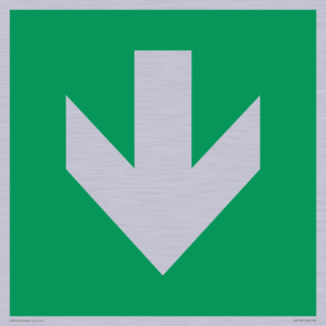 SV11727: E911 Safe condition: Down arrow (90 deg supplimentary)