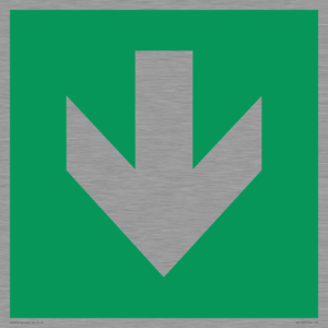 SV11727: E911 Safe condition: Down arrow (90 deg supplimentary)