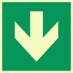 SV11727: E911 Safe condition: Down arrow (90 deg supplimentary)