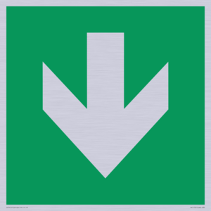 SV11727: E911 Safe condition: Down arrow (90 deg supplimentary)