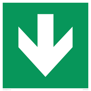 SV11727: E911 Safe condition: Down arrow (90 deg supplimentary)