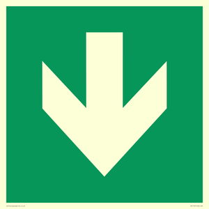 SV11727: E911 Safe condition: Down arrow (90 deg supplimentary)