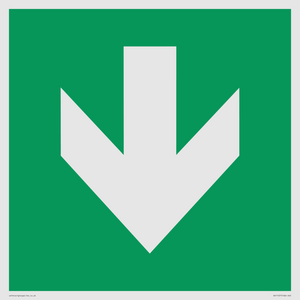 SV11727: E911 Safe condition: Down arrow (90 deg supplimentary)