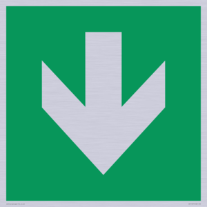 SV11727: E911 Safe condition: Down arrow (90 deg supplimentary)