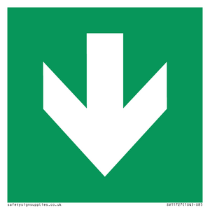 SV11727: E911 Safe condition: Down arrow (90 deg supplimentary)