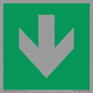 SV11727: E911 Safe condition: Down arrow (90 deg supplimentary)
