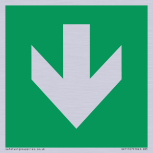 SV11727: E911 Safe condition: Down arrow (90 deg supplimentary)
