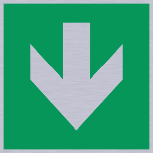 SV11727: E911 Safe condition: Down arrow (90 deg supplimentary)