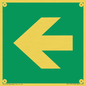 SV11731: E913 Safe condition: Left arrow (90 deg supplimentary)