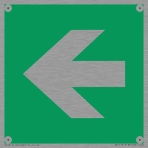 SV11731: E913 Safe condition: Left arrow (90 deg supplimentary)