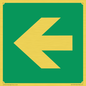 SV11731: E913 Safe condition: Left arrow (90 deg supplimentary)