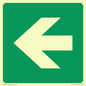 SV11731: E913 Safe condition: Left arrow (90 deg supplimentary)