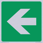 SV11731: E913 Safe condition: Left arrow (90 deg supplimentary)
