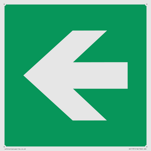 SV11731: E913 Safe condition: Left arrow (90 deg supplimentary)
