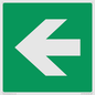 SV11731: E913 Safe condition: Left arrow (90 deg supplimentary)