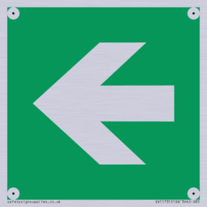 SV11731: E913 Safe condition: Left arrow (90 deg supplimentary)