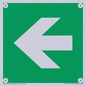 SV11731: E913 Safe condition: Left arrow (90 deg supplimentary)