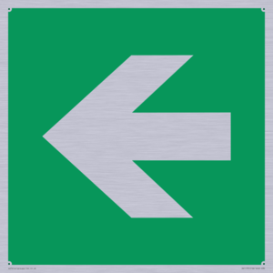 SV11731: E913 Safe condition: Left arrow (90 deg supplimentary)
