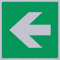 SV11731: E913 Safe condition: Left arrow (90 deg supplimentary)