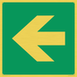 SV11731: E913 Safe condition: Left arrow (90 deg supplimentary)