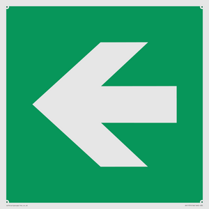SV11731: E913 Safe condition: Left arrow (90 deg supplimentary)
